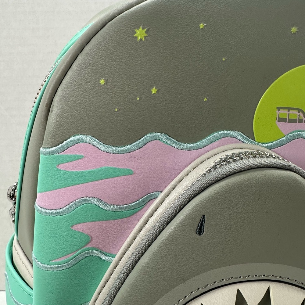 Loungefly Jaws Glow-in-the-Dark Mini Backpack - Picture 9 of 16